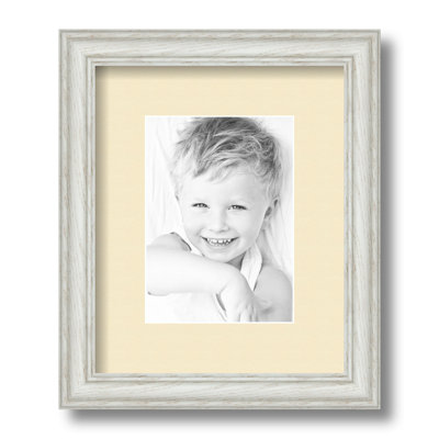 Wood Matte Picture Frame with Mat