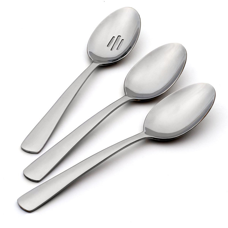 Aptitude Everyday Flatware Serving Spoons