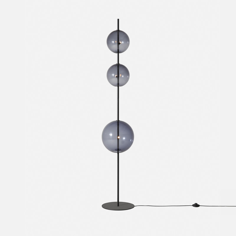 Point Floor Lamp Modular, Smoke Gray