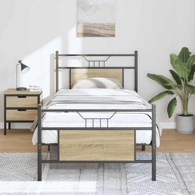 Bed Frame Without Mattress Engineered Wood
