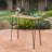 DENALI INDUSTRIAL WOOD AND METAL BAR TABLE(Only Including Table)