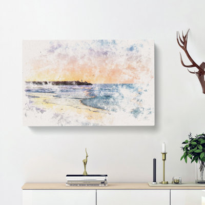 Fishing In Cape Cod - Wrapped Canvas Print