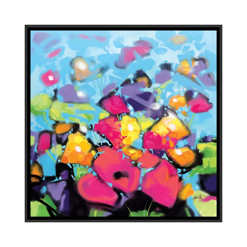 «Scattered Color II» par Scott Naismith - reproduction d'art, Pas de tapis, H 37 po x l 37 po x P 1,5 po