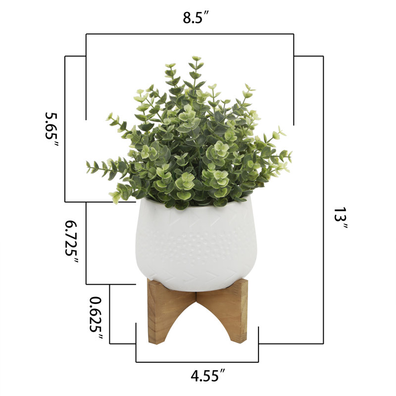 Eucalyptus artificiel en pot 5,65 po