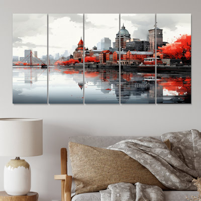 5 Canada Urban Reflections II Wall Decor Set Metal