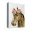 «Flower Crown Horse» par Carol Robinson, reproduction d'art sur toile tendue-1778531423