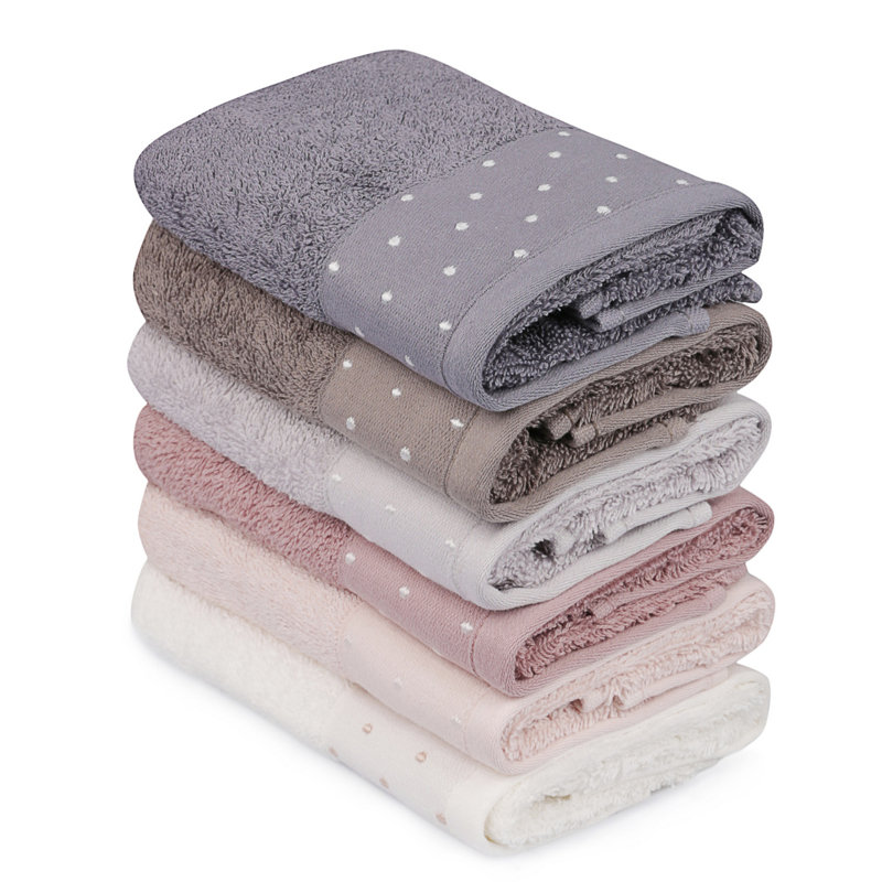 Ensemble de 6 serviettes en coton Flippo