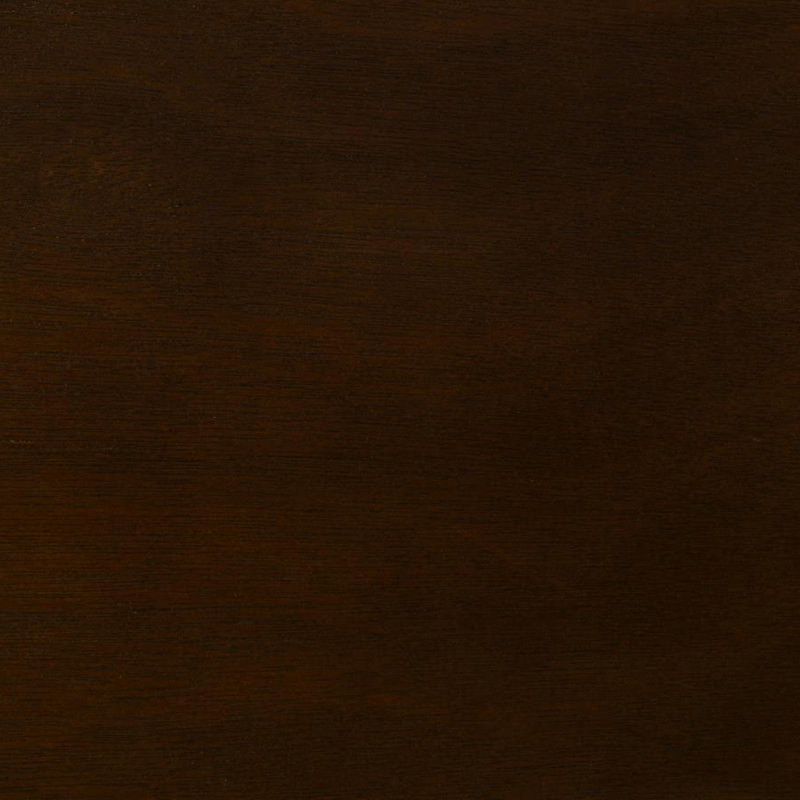 Table de chevet en MDF avec 2 tiroirs, cappuccino