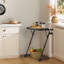 Table d'appoint pliante réglable multifonctionnelle avec porte-gobelet et surface inclinable réglable pour la cuisine ou la salle à manger-117586534
