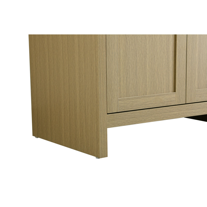 Meuble-lavabo simple 30 po Ahner, Brun miel