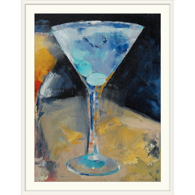 "Anjlee Blue Martini" par Michael Creese, reproduction d'art