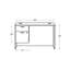 Bureau à caisson suspendu Mod-87690731