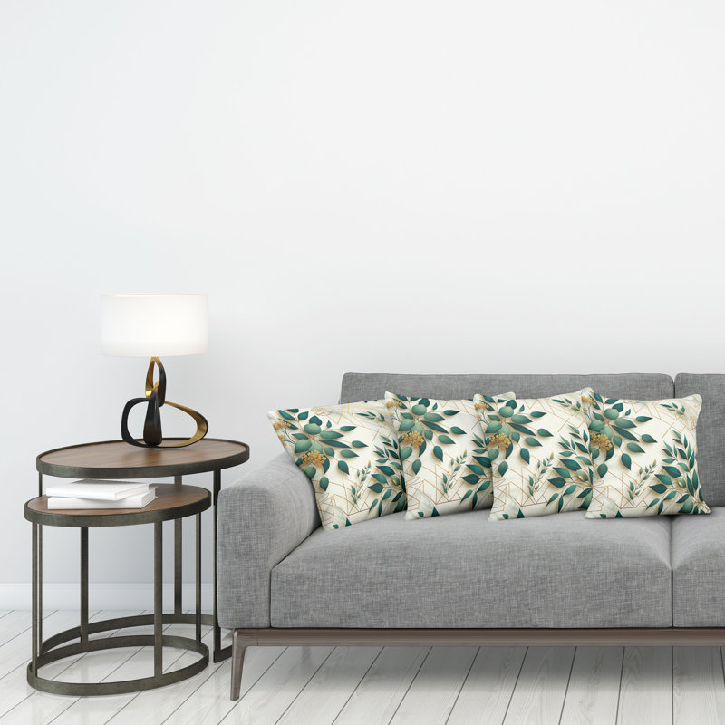 Fabric Reversible Throw Pillow, 24"H x 24"W