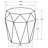 Pringle Grey Octagonal Solid Mango Wood Side Table-1362357770