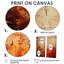 Orange Chaos Collage III - art mural orange sur toile-114710115-114710120-114710122