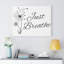 Canvas Just Breathe - Wrapped Canvas Print