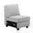Linen 8Pc Modular L-Shape Sectional Sofa And Ottoman