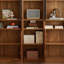 Bibliothèque classique en bois massif