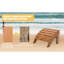Repose-pieds Garden Furniture, toutes saisons - brun