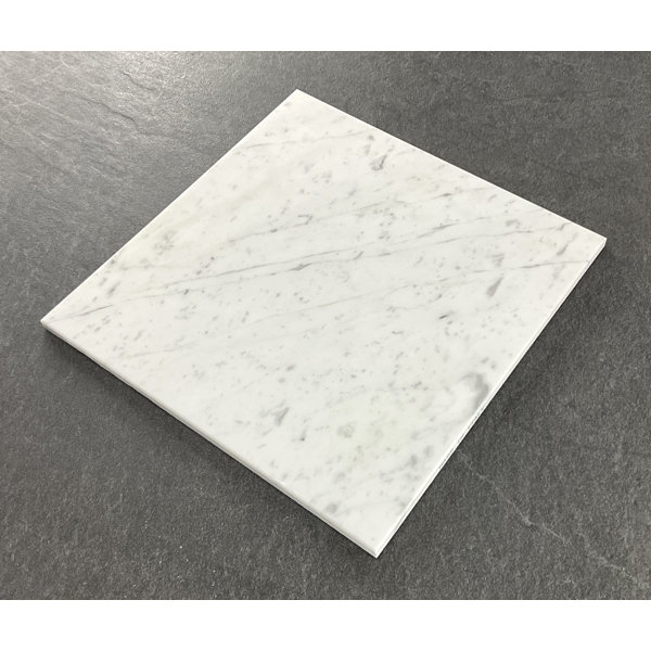 12" x 12" Bianco Gioia Polished Wall and Floor Tile
