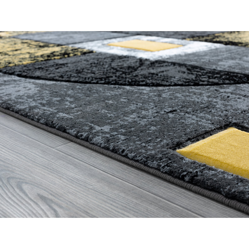 Tapis jaune Zabala, Rectangle 7 pi 10 po x 10 pi 6 po