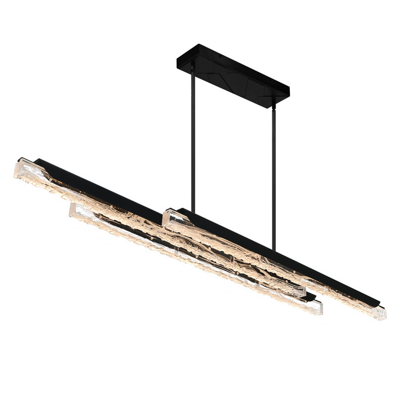 Kulsoom Integrated LED Chandelier, Black