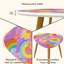 Ensemble de 2 tables basses gigognes triangulaires Boho Baby Summer