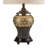 28.75 Inch Max Bejeweled Resin Table Lamp