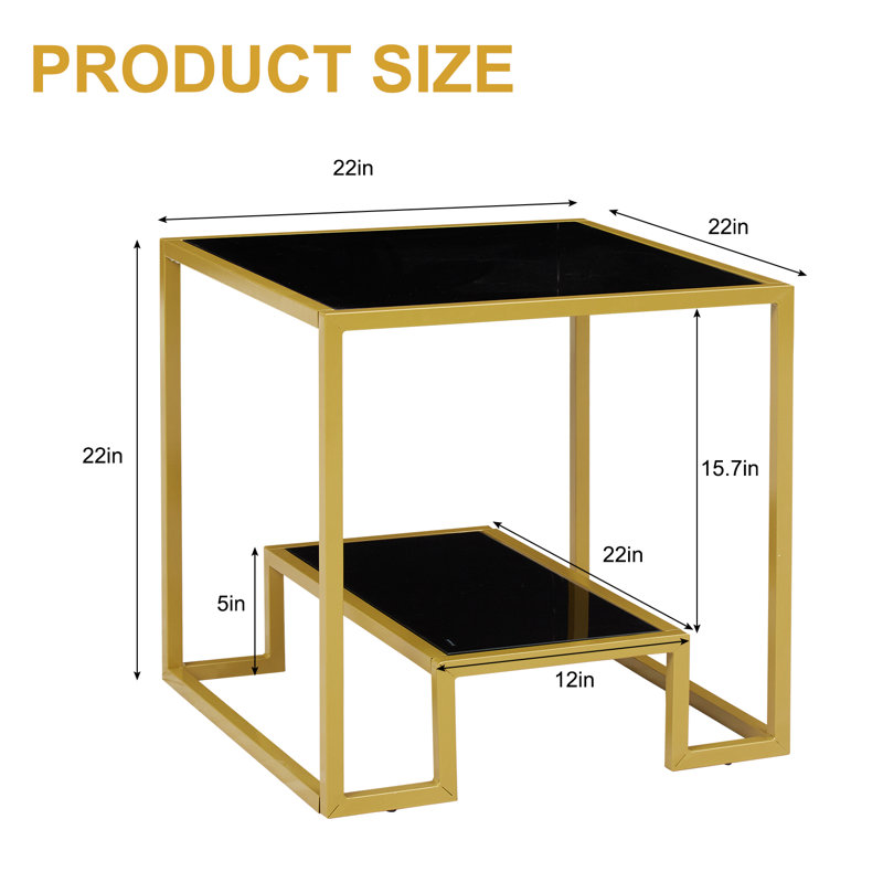 Table de bout avec rangement Jarriet