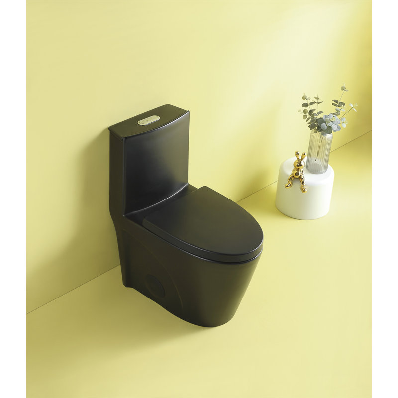 Housse de siège de toilette seulement, noir mat