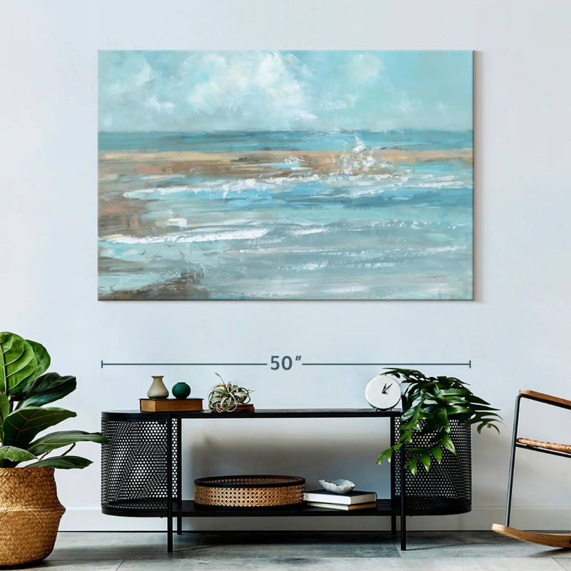 Gillard Breaking Waves IV, 34" H x 51" W