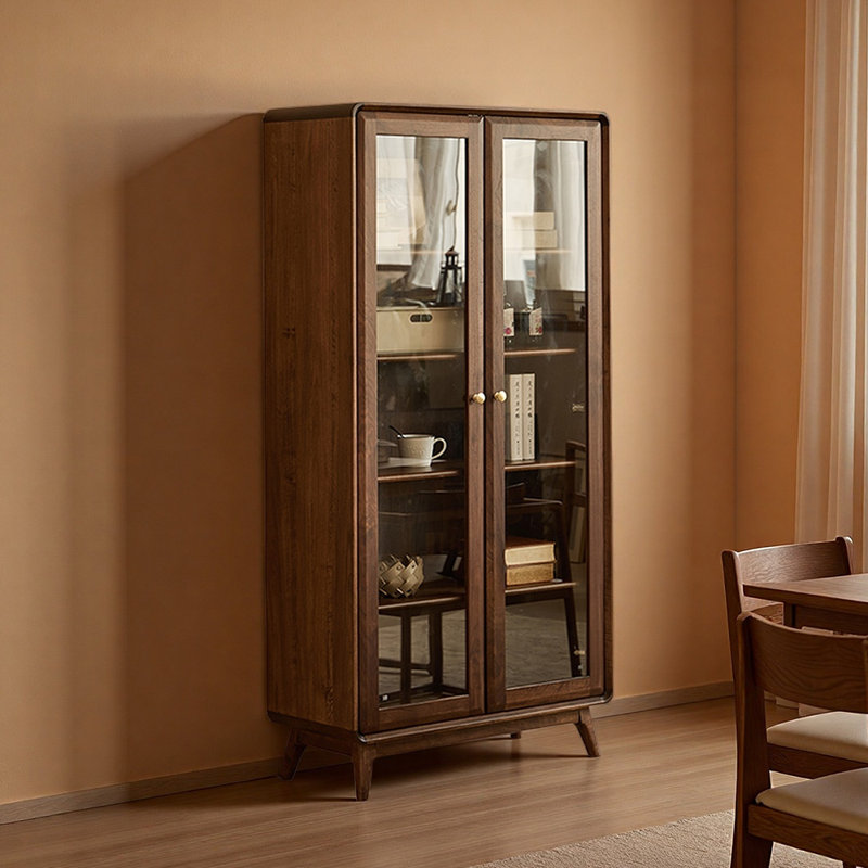 Pure solid wood furniture bookcase