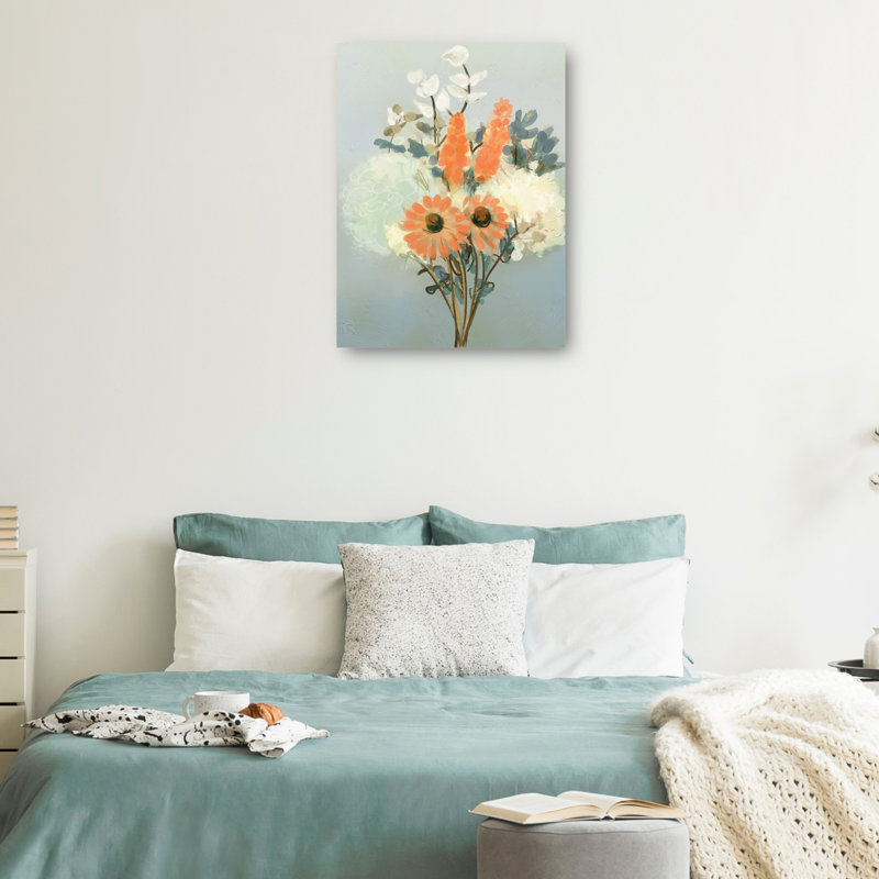 Painted Ladies I 14" x 11" Canvas Art Print