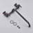 Double-Handle 2-Hole Wall-Mount Bridge Kitchen Faucet