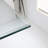 Modern rectangular tempered glass table and iron frame-1754594441