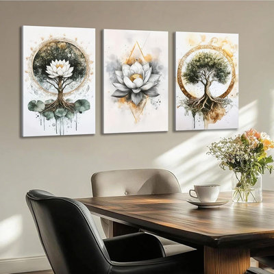 3 Piece Wrapped Canvas Print