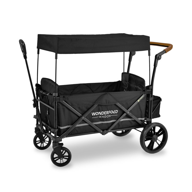 WONDERFOLD Foldable 4 Wheel Multi-Child Stroller with Storage