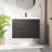 Bathroom Vanity Cabinet with Sink Black Wall Mounted Bathroom Vanities with Ceramic Sink Floating Fluted Sink Vanity with Drawers,Modern-124579429-124579428