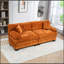 Canapé modulaire à deux places Canapé modulaire à assise profonde Canapé-lit en chenille Canapé-lit-911930051