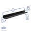 Harbour Housewares - Floating Picture Ledge Wall Shelves-79460267-79460264