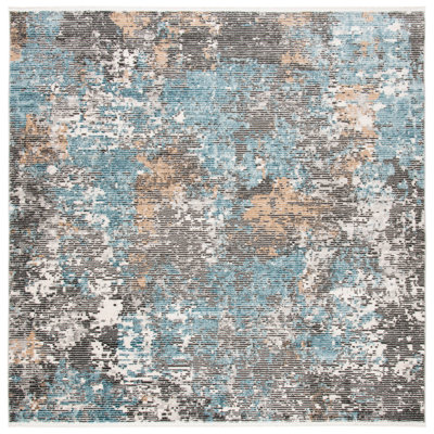 Tapis gris / bleu Mesa