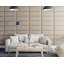 Kaitlinn 30 cm x 75 cm Peel and Stick Upholstered Wall Paneling in Natural