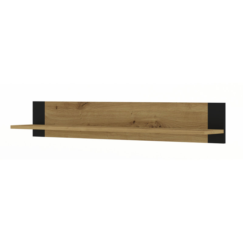 Maja Floating Shelf, Artisan Oak/Black