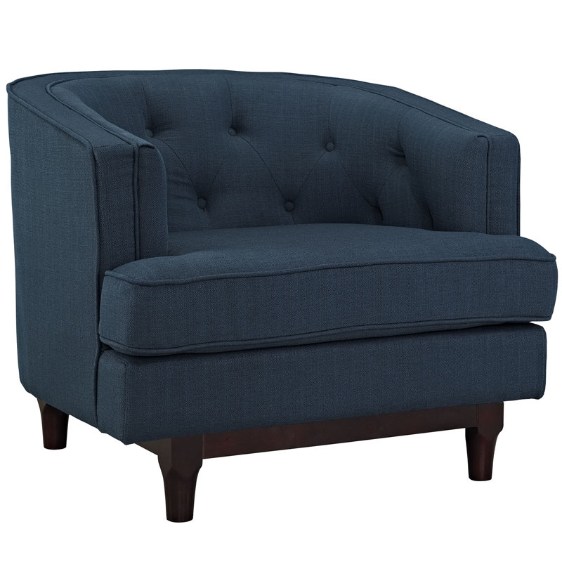 Ensemble de canapé et de chaises Modway Strick & Bolton Allington, Mélange de polyester azur