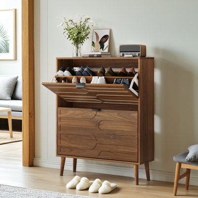 16 Pair Shoe Storage Cabinet