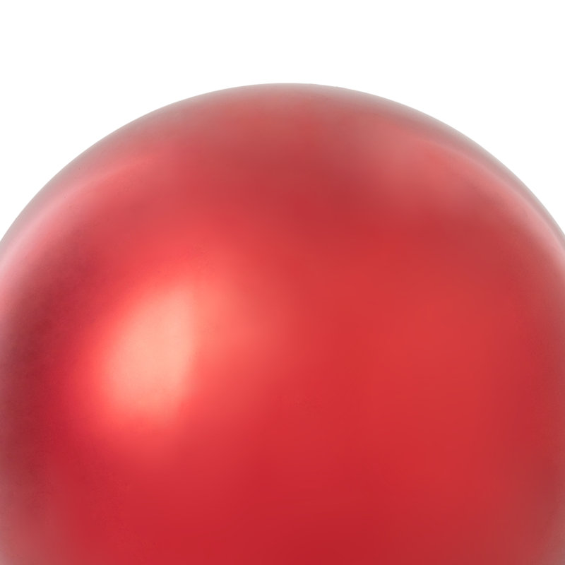 Boule de regard en métal Obiora, Rouge