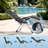 Outdoor Zero Gravity Reclining Chair Foldable Recliner Lounge Chair with Soft Cushion and Cup Holder-1954224810