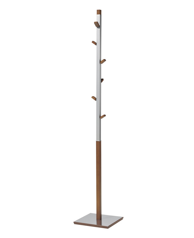 Belgica Freestanding 6 - Hook Coat Rack, Oak
