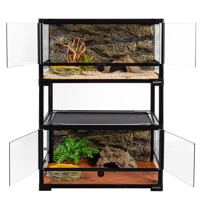 REPTIZOO 24'' x 18'' x 33.2'' Reptile Terrarium & Reviews | Wayfair