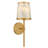 Windley 1-Light Brushed Gold Wall Sconce